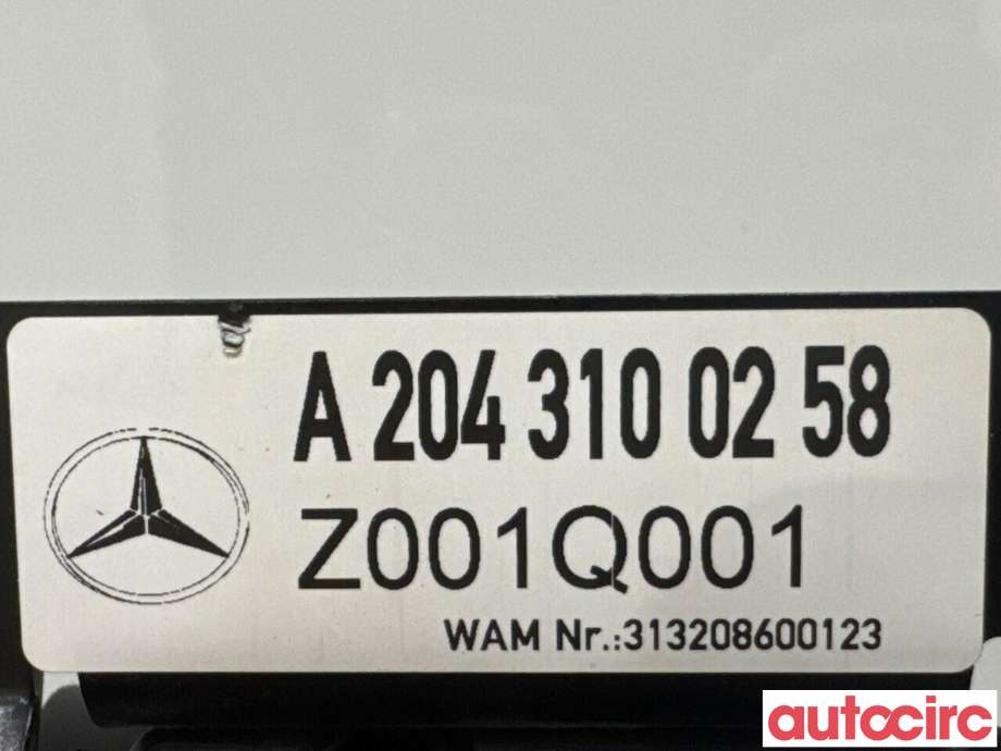 Bryter diverse til Mercedes C-Klasse 2011-2014 (Fase 2) (W204) (W204) (MERCEDES|A2045400083||A2043100258)