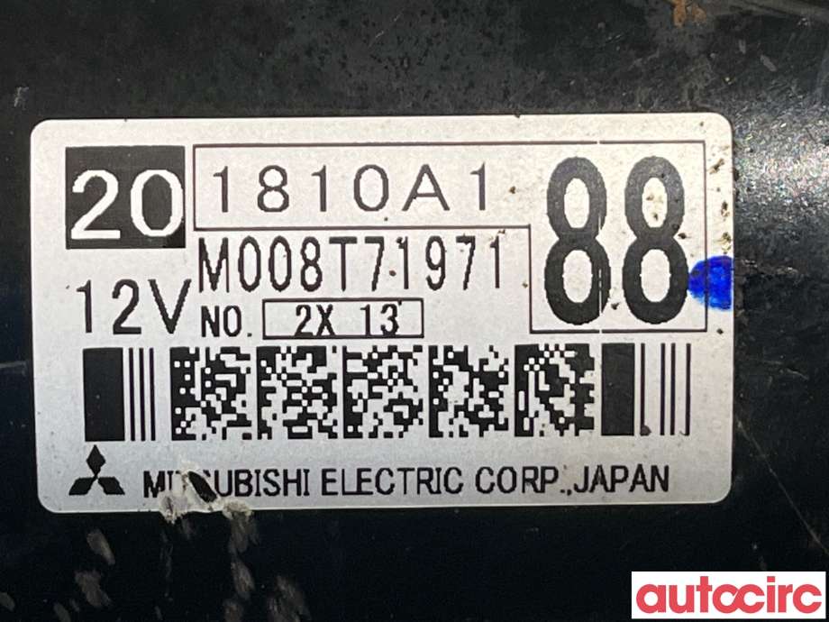 Starter diesel til Mitsubishi ASX 2010-2019  (MITSUBISHI|1810A188|M008T71971)