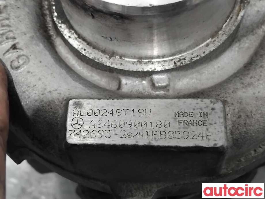 Turbo til Mercedes C-Klasse 2004-2007 (Fase 2) (W203) (W203) (MERCEDES|A6460900180|GT18V)