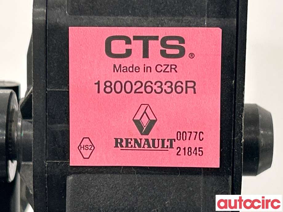 Pedal gass til Renault Zoe 2013-2019 (Fase 1)  (RENAULT|180026336R)