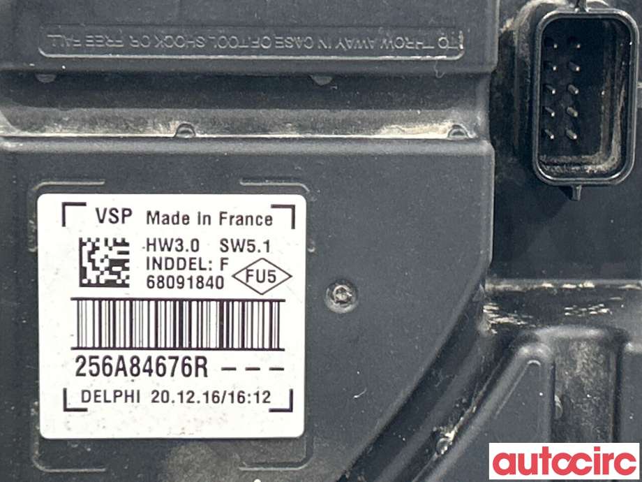 Høyttaler motorlyd, AVAS (Acoustic Vehicle Alerting System) til Renault Zoe 2013-2019 (Fase 1)  (RENAULT|256A84676R)