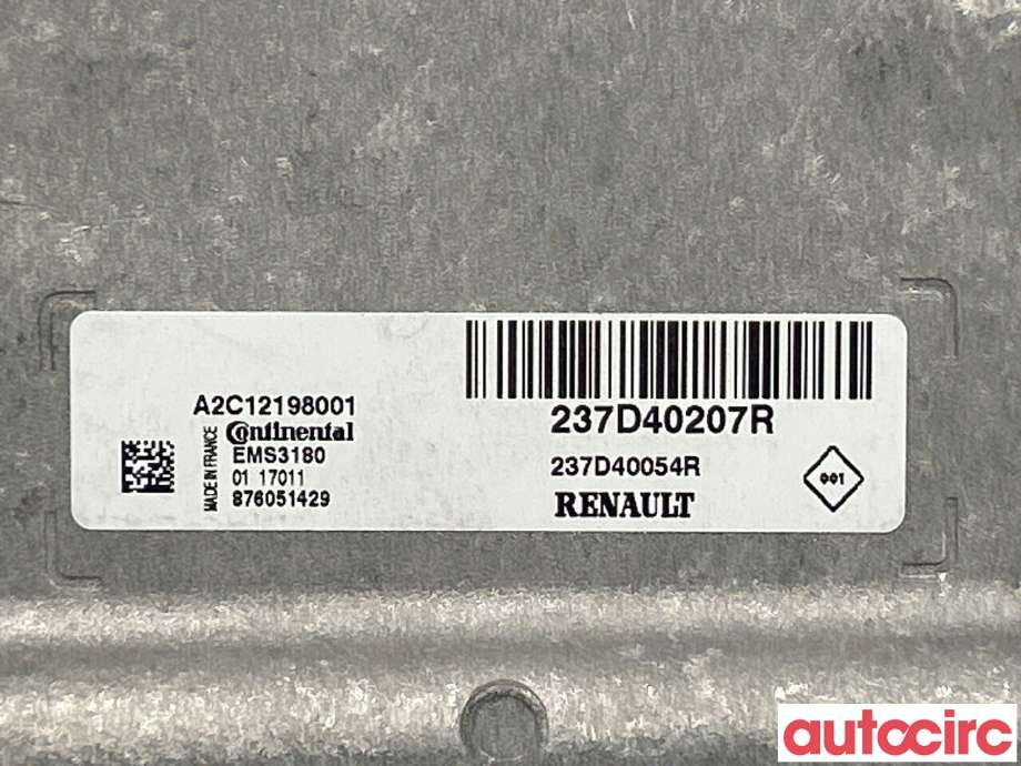 Styreenhet diverse til Renault Zoe 2013-2019 (Fase 1)  (RENAULT|237D40289R|237D40207R)