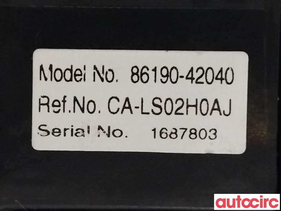 Diverse deler til Toyota RAV4 2016-2019 (Type IV, Fase 2)  (TOYOTA|8619042040|)