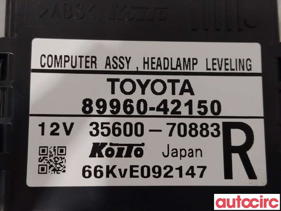 Styreenhet diverse til Toyota RAV4 2016-2019 (Type IV, Fase 2)  (TOYOTA|8996042170|8996042150)