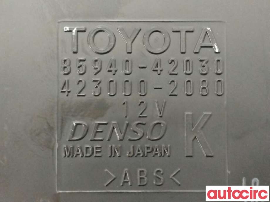 Rele diverse til Toyota RAV4 2016-2019 (Type IV, Fase 2) (TOYOTA|8594042030|85940-42030)