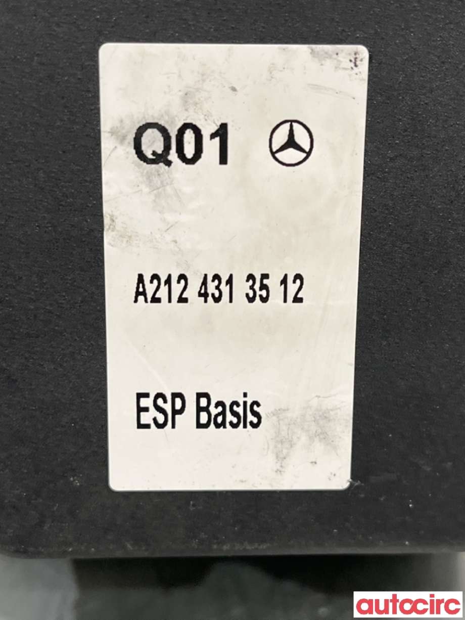 ABS sentral til Mercedes E-Klasse 2009-2013 (Fase 1) (W212) (W212) (MERCEDES|A2124313612|0265236369|A2184313312)