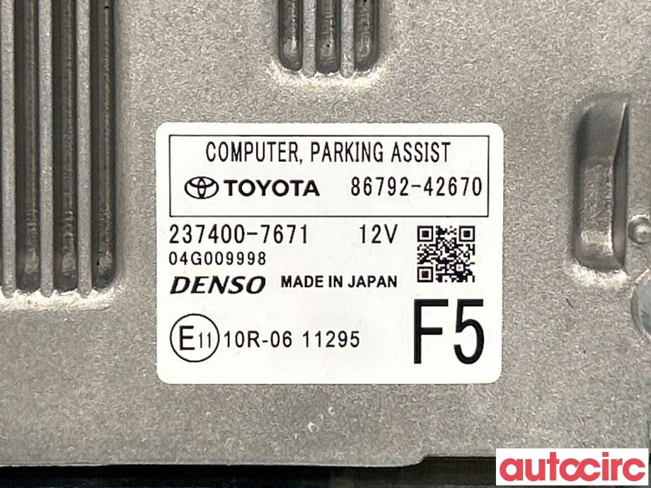 Styreenhet parkering til Toyota RAV4 2019-->> (Type V)  (TOYOTA|8679242670)