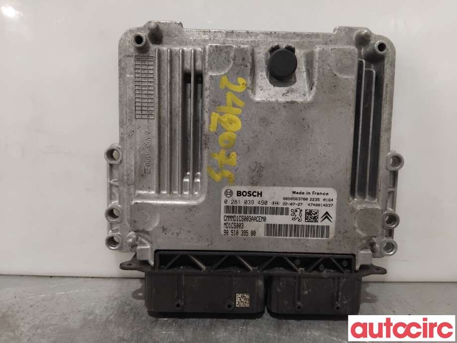 Styreenhet motor til Opel Combo E 2019-->> (OPEL|1687809480|0281039490|9851039580)