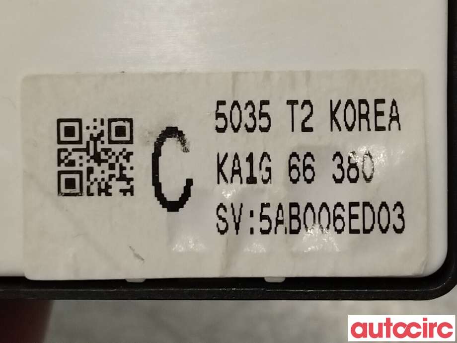 Bryter ruteheis til Mazda CX-5 2012-2017 (Type I)  (MAZDA|KA1G-66-380)