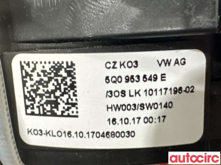 Airbag slepering til VW e-Golf 2017-2020 (Fase 2)  (VOLKSWAGEN|5Q0953549E|10117196-02)