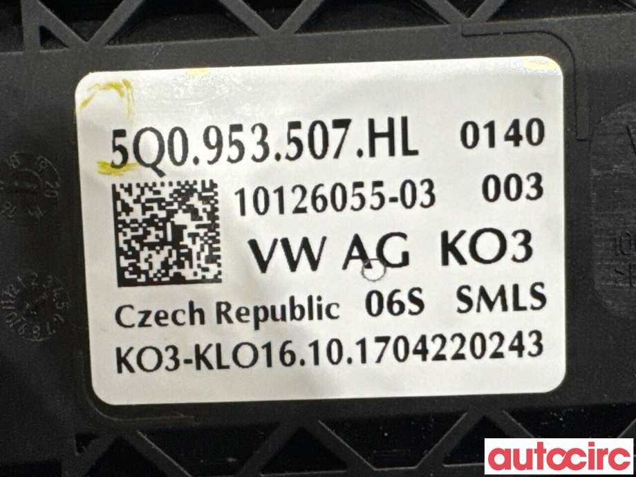 Bryter combi til VW e-Golf 2017-2020 (Fase 2)  (VOLKSWAGEN|5Q0953513P|10126055-03|5Q0953507HL)