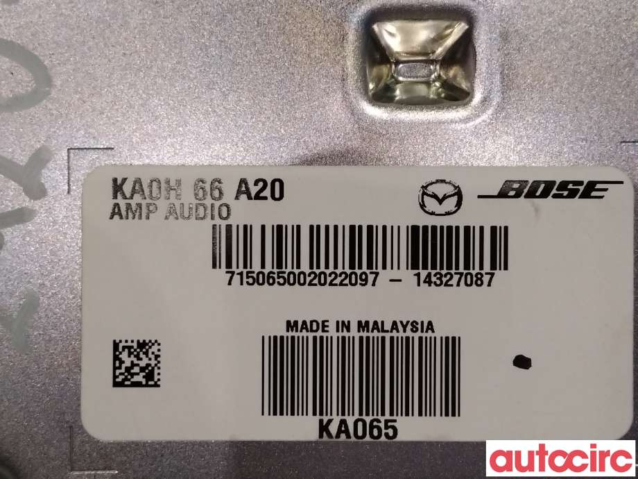 Bilstereo forsterker til Mazda CX-5 2012-2017 (Type I)  (MAZDA|KA0H66A20|KA065)