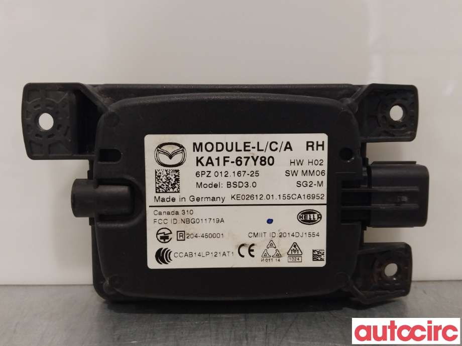 Sensor radar til Mazda CX-5 2012-2017 (Type I) (MAZDA|KA1F-67-Y80E|6PZ012167-25|KA1F-67Y80)