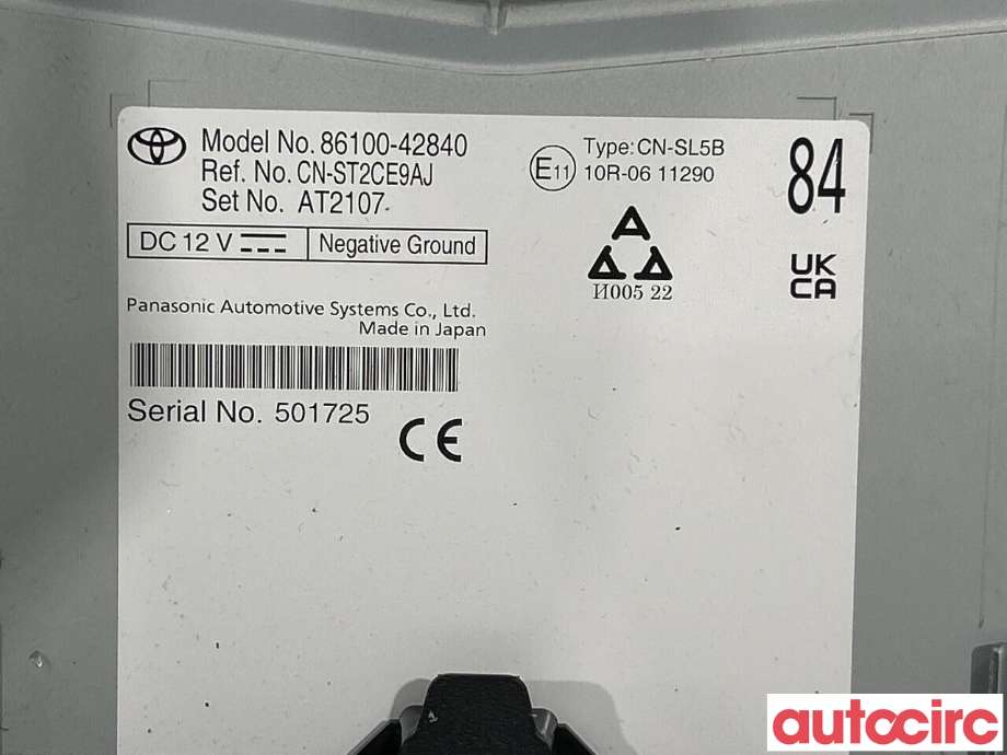 Instrument kjørecomputer til Toyota RAV4 2019-->> (Type V)  (TOYOTA|8610042840)