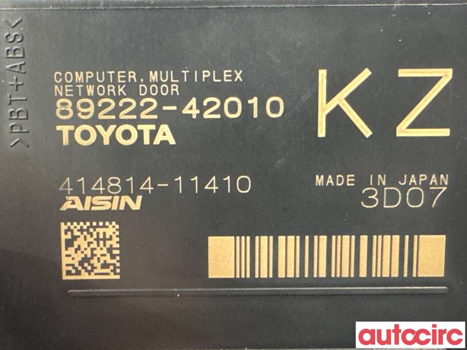 Styreenhet elektrisk bakluke til Toyota RAV4 2019-->> (Type V)  (TOYOTA|8922242010|414814-11410|89222-42010)