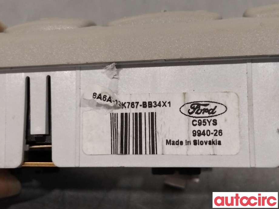 Taklyspanel til Ford Fiesta 2013-2017 (Type VI, Fase 2) (FORD|1531211|C95YS|8A6A-13K767-BB34X1)