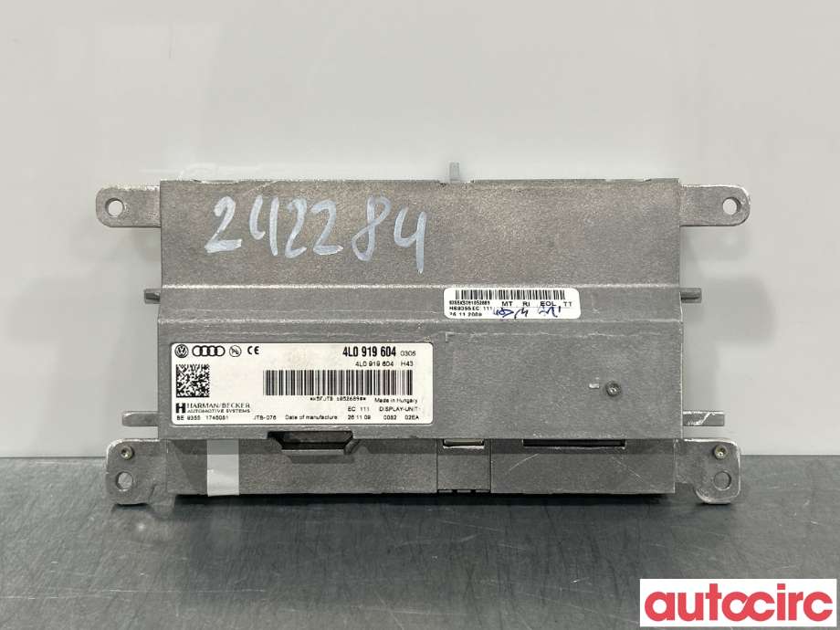 Instrument kjørecomputer til Audi A6 2008-2011 (Type III, Fase 2) (C6) (C6) (AUDI|8T0919604B|8T0919604|4L0919604)