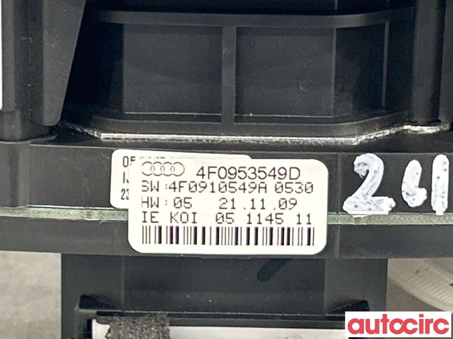 Bryter combi til Audi A6 2008-2011 (Type III, Fase 2) (C6) (C6) (AUDI|4E0953503F|4E0953513G|4E0953541B)