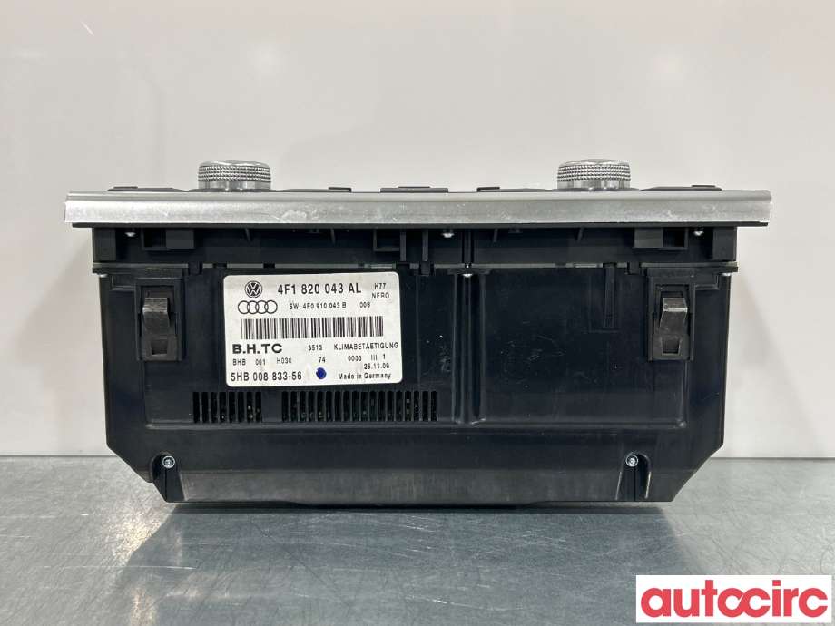 Varmeapparat betjening til Audi A6 2008-2011 (Type III, Fase 2) (C6) (C6) (AUDI|4F1820043AL)