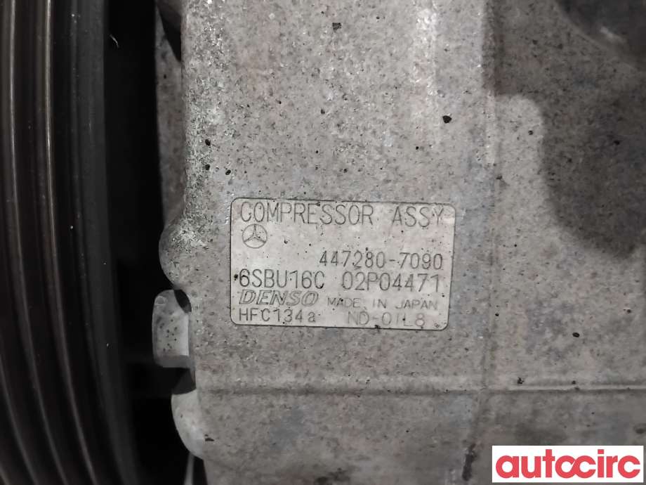 Aircondition kompressor til Mercedes C-Klasse 2011-2014 (Fase 2) (W204) (W204) (MERCEDES|A0008302700|447280-7090)