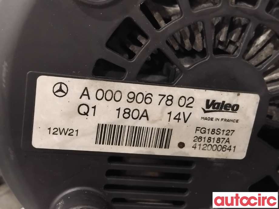 Dynamo til Mercedes C-Klasse 2011-2014 (Fase 2) (W204) (W204) (MERCEDES|A0009067802|FG18T127)