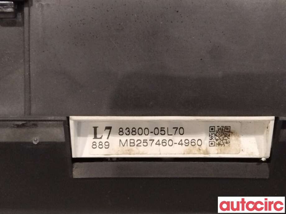 Instrumentpanel til Toyota Avensis 2009-2015 (Type III, Fase 1)  (TOYOTA|8380005L70)