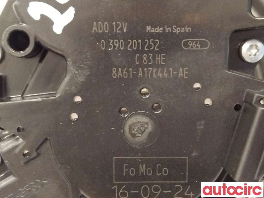 Viskermotor bakrute til Ford Fiesta 2013-2017 (Type VI, Fase 2)  (FORD|1774291|0390201252|8A61-A17K441-AE)