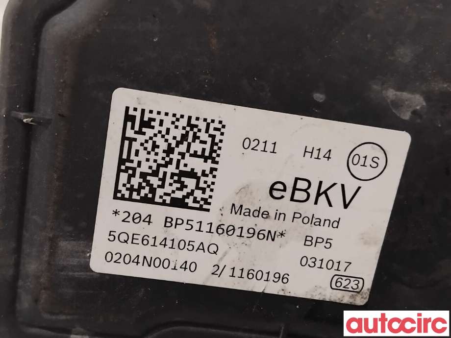 Bremsekraft-forsterker til VW e-Golf 2017-2020 (Fase 2)  (VOLKSWAGEN|5QE614105AT|0204N00140|5QE614105AQ)