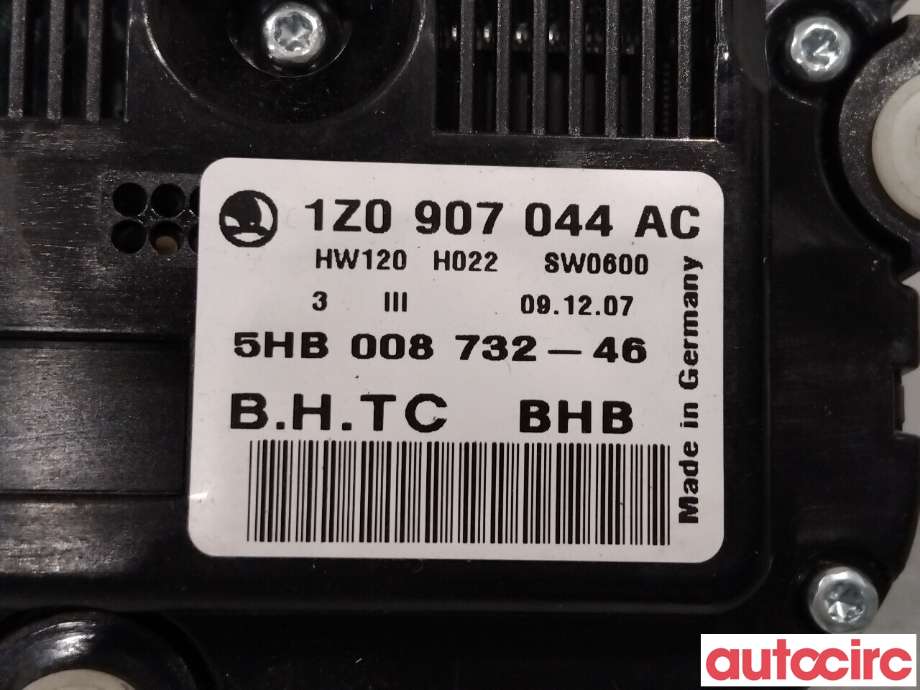 Varmeapparat betjening til Škoda Octavia 2005-2008 (Type II, Fase 1) (SKODA|1Z0907044AC)