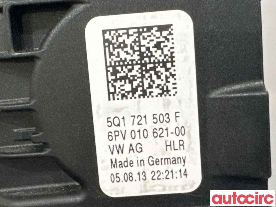 Pedal gass til Škoda Octavia 2013-2016 (Type III, Fase 1)  (SKODA|5Q1721503F|6PV010621-00|5Q1723503K)
