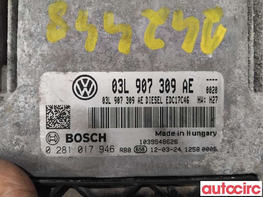 Styreenhet motor til VW Passat 2011-2015 (B7) (B7) (VOLKSWAGEN|03L906018NB|0281017946|03L907309AE)