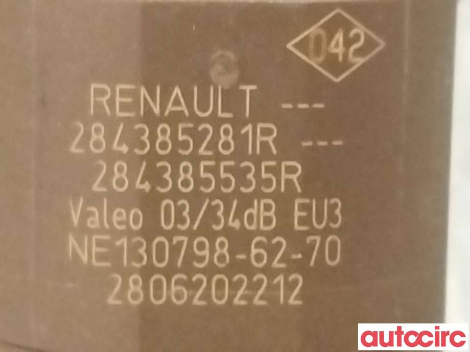 Parkeringssensor foran til Renault Zoe 2013-2019 (Fase 1)  (RENAULT|284385281R|)