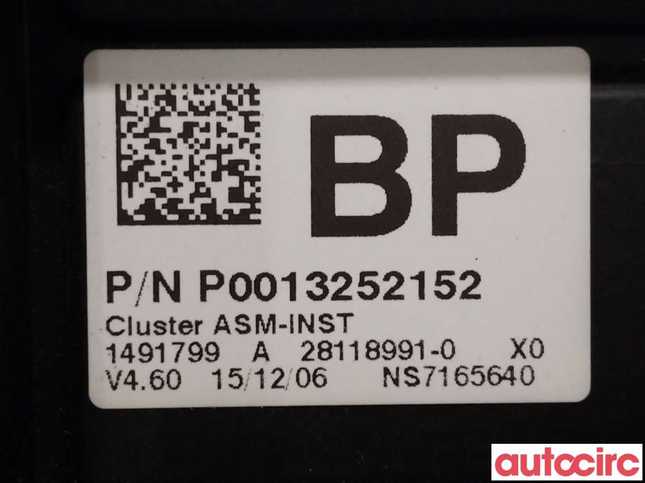 Instrumentpanel til Opel Corsa D 2006-2014 (OPEL|13252152)