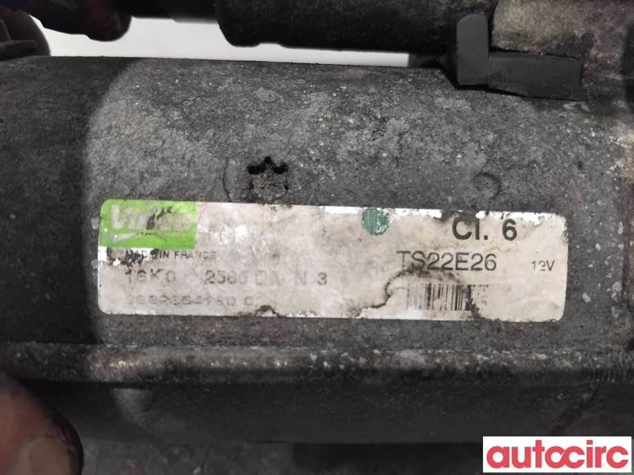 Starter diesel til Peugeot 308 2011-2013 (Type I, Fase 2)  (PEUGEOT|5802AF|TS22E26|5802CE)