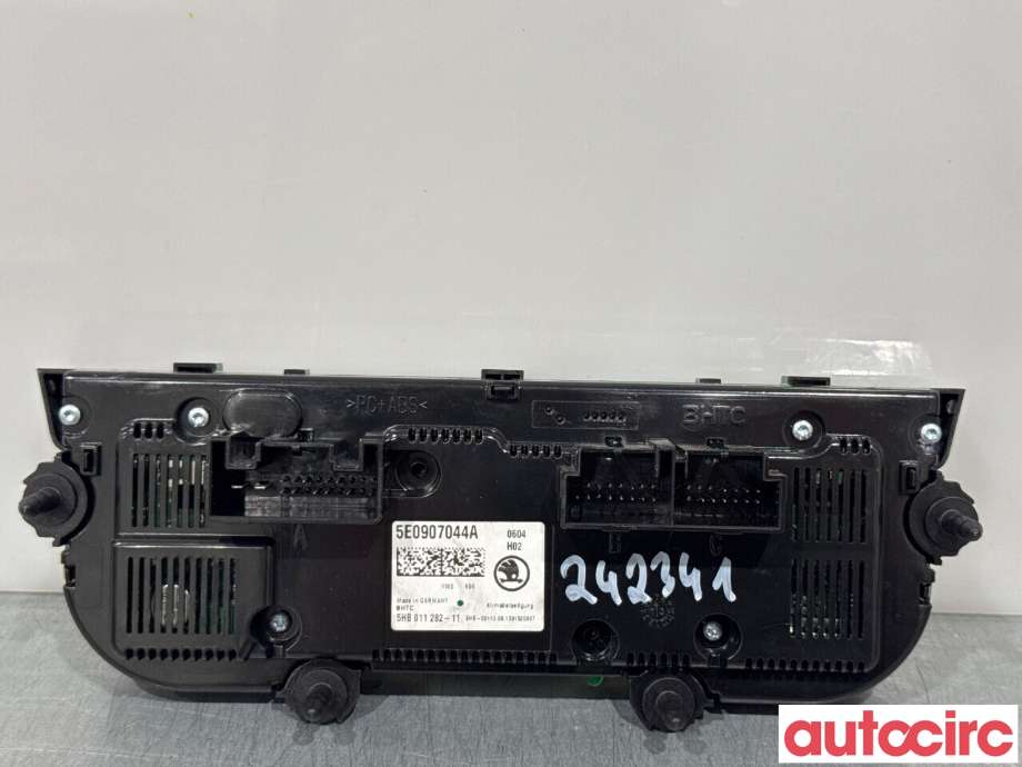 Varmeapparat betjening til Škoda Octavia 2013-2016 (Type III, Fase 1)  (SKODA|5E0907044A|5HB011282-11|5E0907044AC)