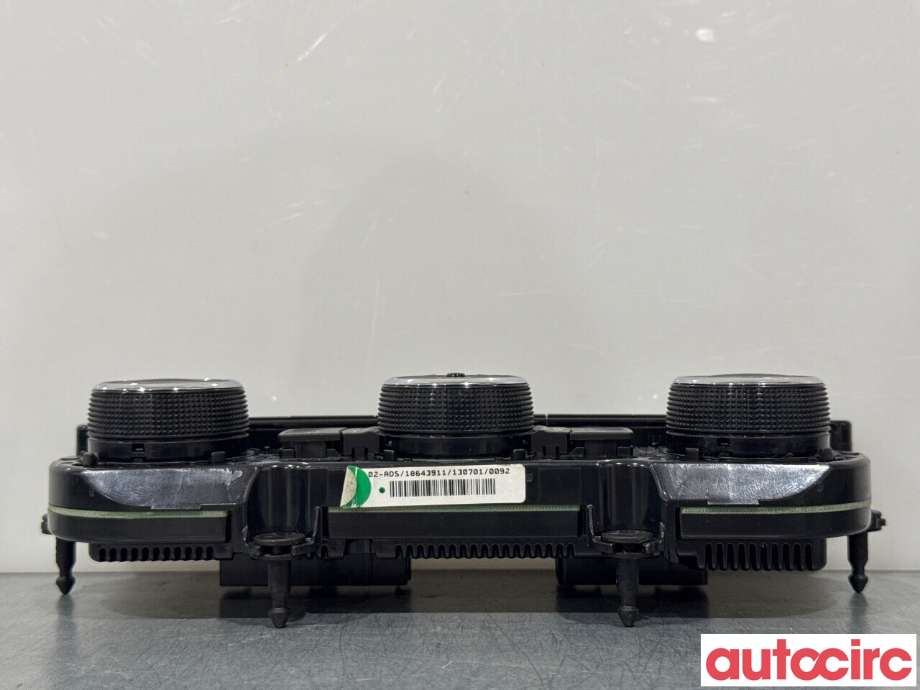 Varmeapparat betjening til Škoda Octavia 2013-2016 (Type III, Fase 1)  (SKODA|5E0907044A|5HB011282-11|5E0907044AC)