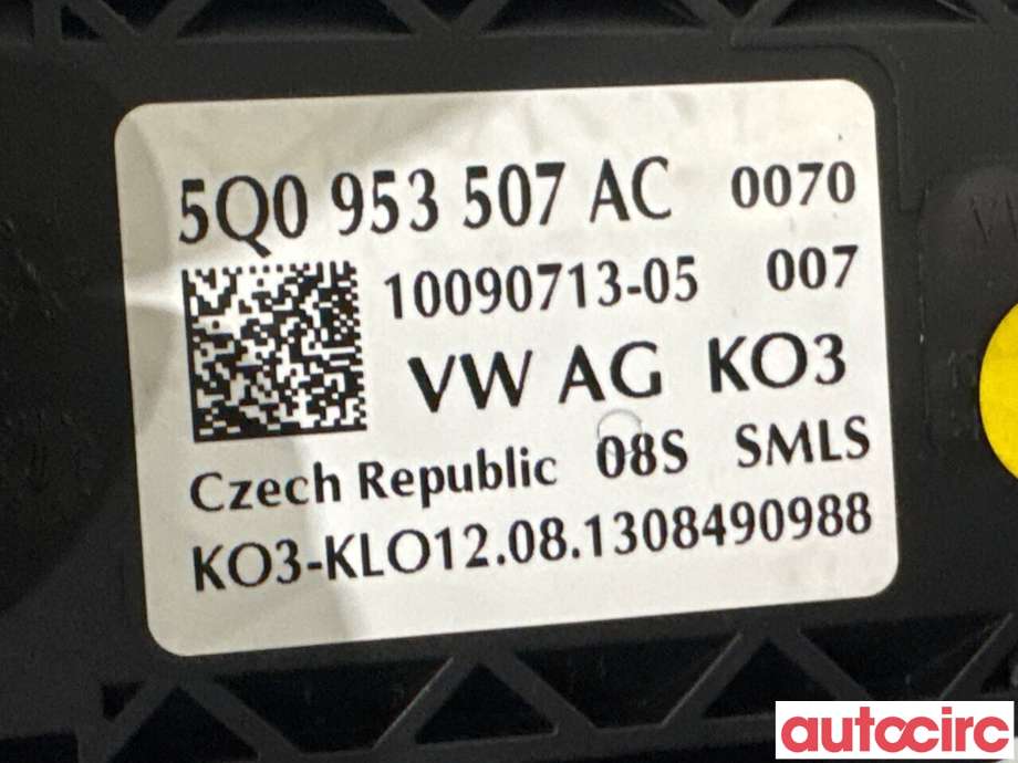 Bryter combi til Škoda Octavia 2013-2016 (Type III, Fase 1)  (SKODA|5Q0953513R|10090713-05|5Q0953507AC)