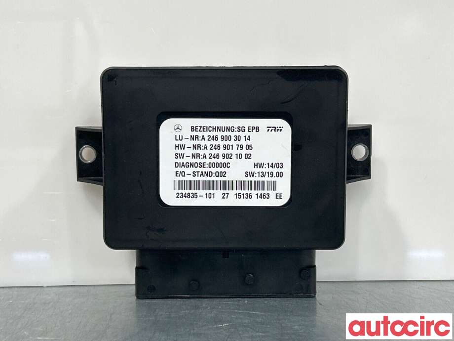 Styreenhet elektrisk parkbrems (EPB - Electric Parking Brake) til Mercedes GLA, 2014-2020 (X156) (X156) (MERCEDES|A2469006816)