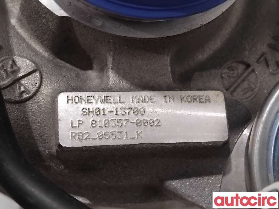 Turbo til Mazda 3 2013-2016 (Type III, Fase 1)  (MAZDA|SH01-13-700E|810357-0002|SH01-13700)