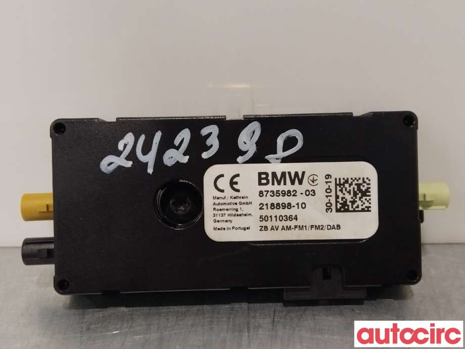 Antenne forsterker til BMW 5-Serie, 2017-->> (G30/G31) (G30/G31) (BMW|65209384055)