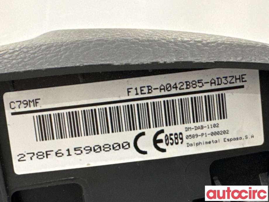 Airbag rattpute til Ford Focus 2014-2018 (Type III, Fase 2)  (FORD|1946904||F1EB-A042B85-AD3ZHE)