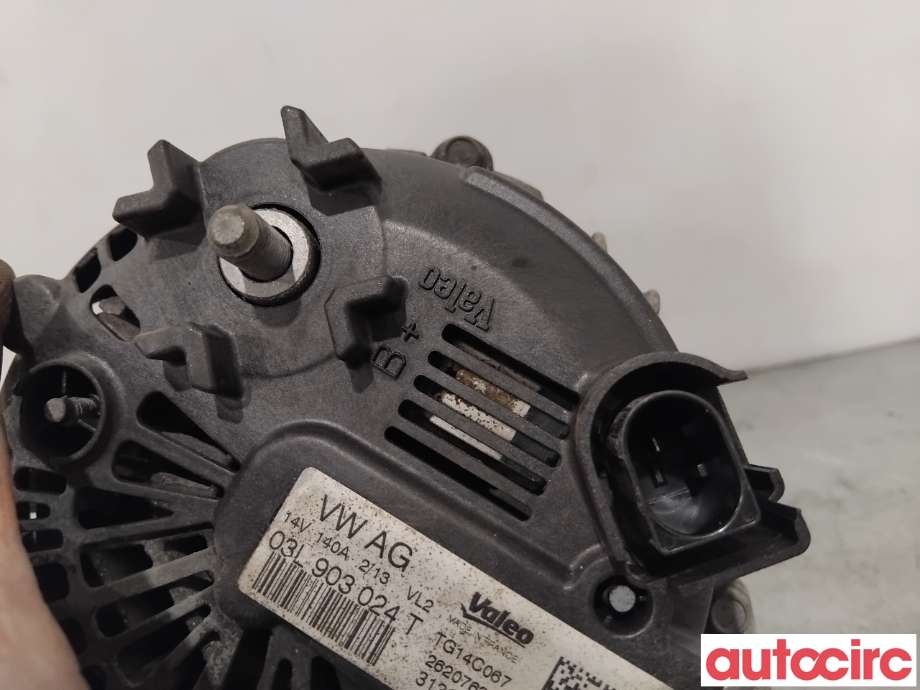 Dynamo til VW Amarok 2010-2016 (Type I, Fase 1) (VOLKSWAGEN|03L903024TX|TG14C067|03L903024T)