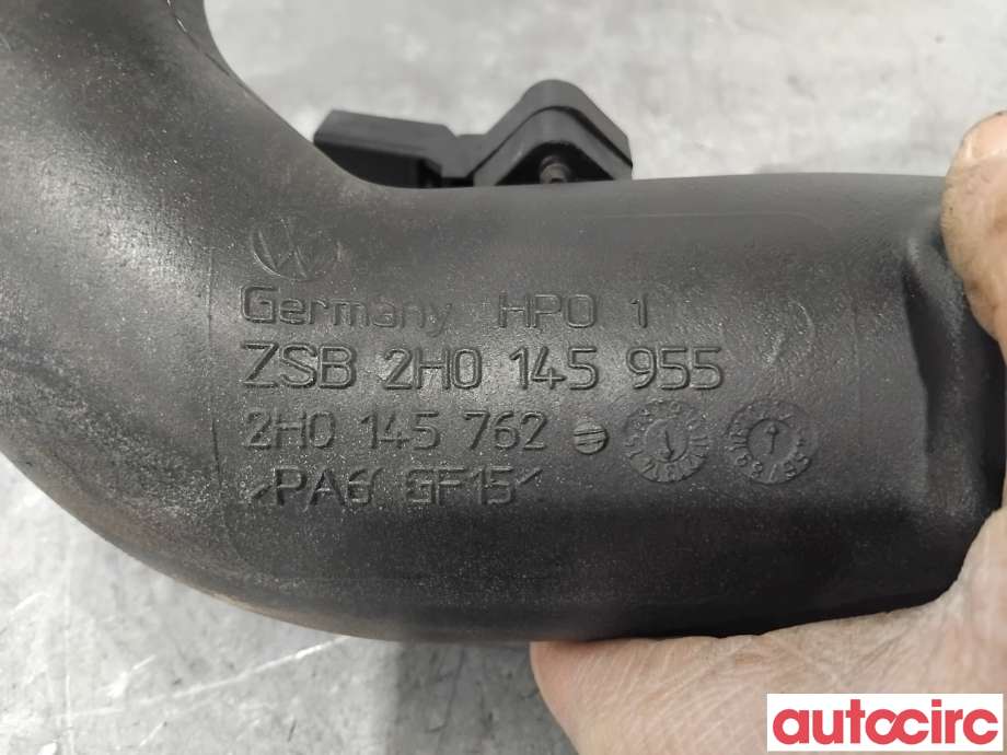 Turbo rør til VW Amarok 2010-2016 (Type I, Fase 1)  (VOLKSWAGEN|2H0145762||2H0145955)