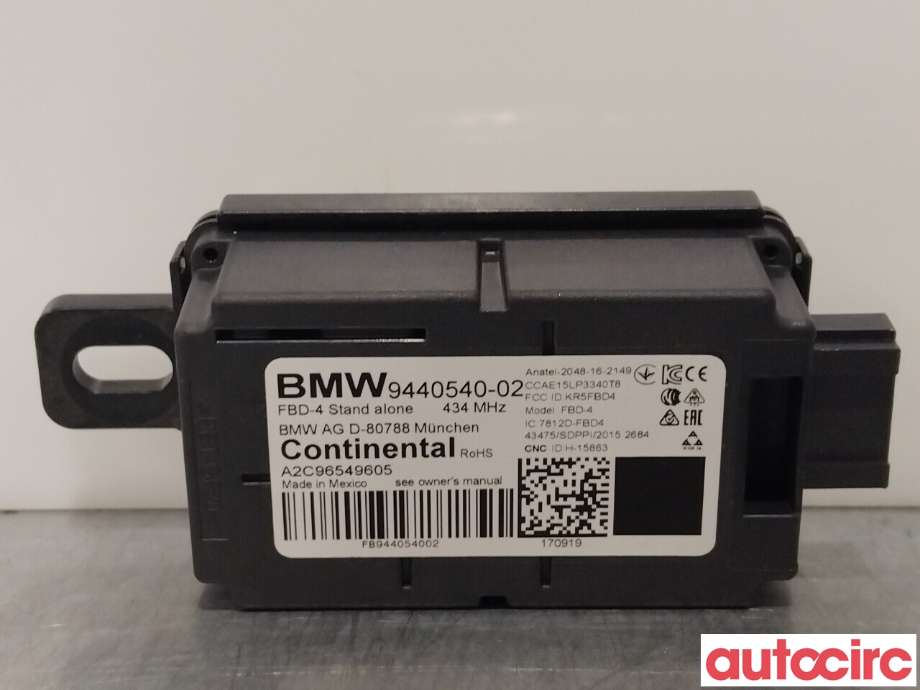 Styreenhet diverse til BMW 5-Serie, 2017-->> (G30/G31) (G30/G31) (BMW|61357928461)