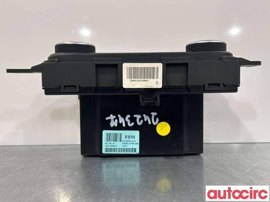 Varmeapparat betjening til Kia Picanto 2011-2017 (Type II)  (KIA|972501Y500ASB)