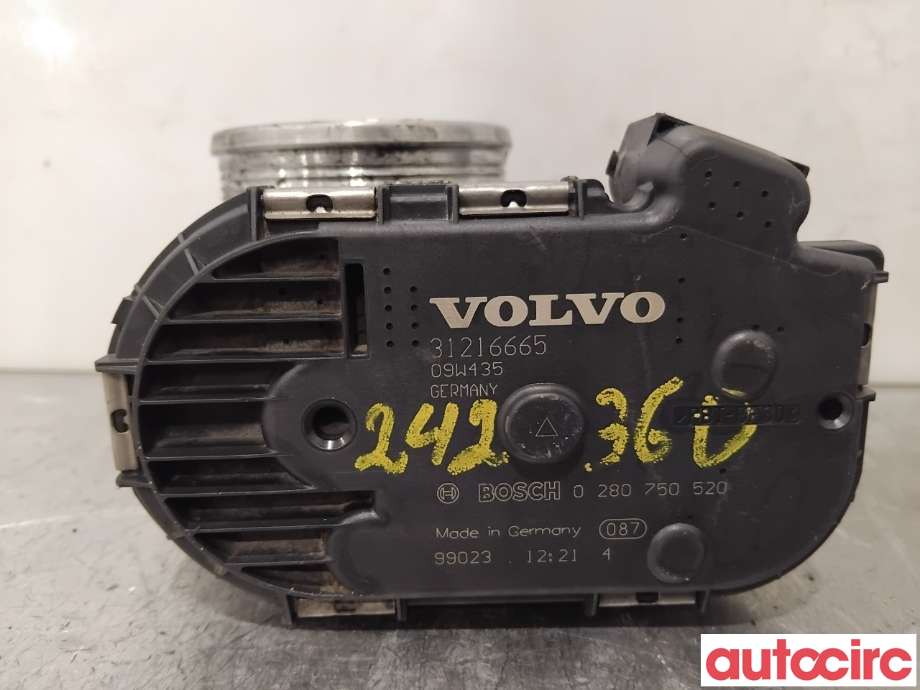 Spjeldhus til Volvo V70 2007-2013 (Type III, Fase 1)  (VOLVO|31216665|0280750520)