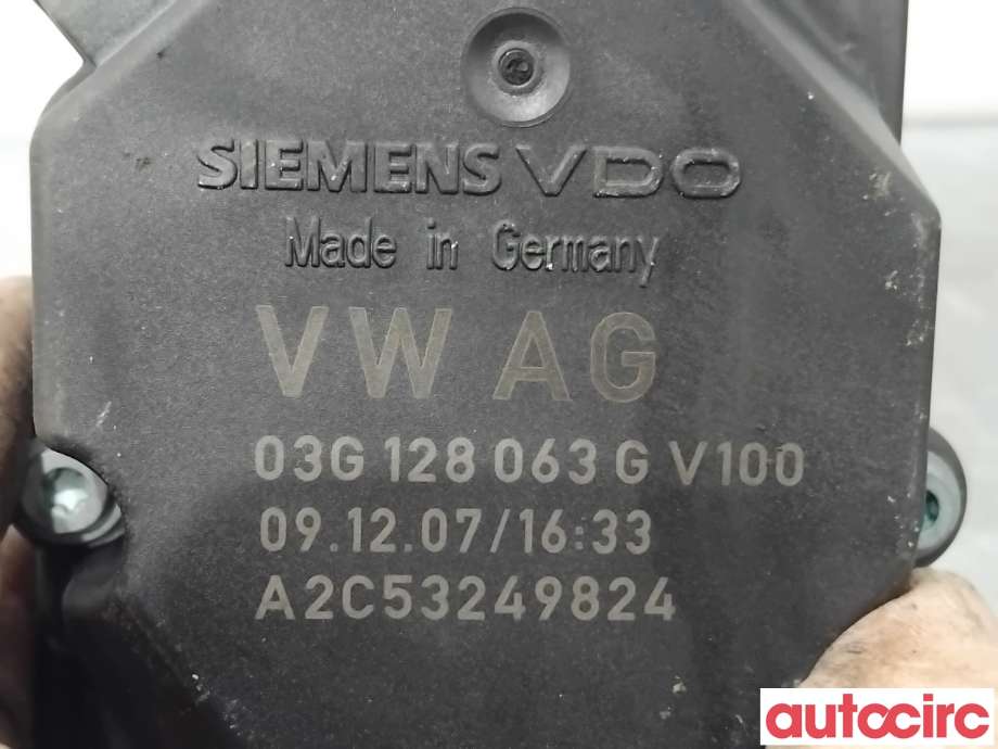 Spjeldhus til Škoda Octavia 2005-2008 (Type II, Fase 1) (SKODA|03G128063Q|A2C53249824|03G128063G)