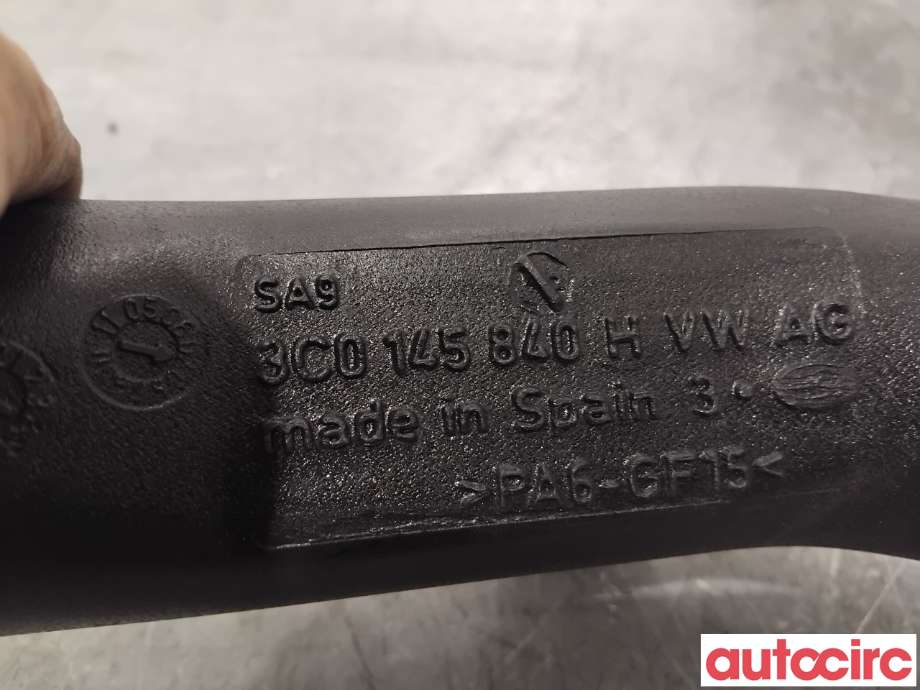 Turbo rør til Škoda Octavia 2005-2008 (Type II, Fase 1) (SKODA|3C0145840H|)