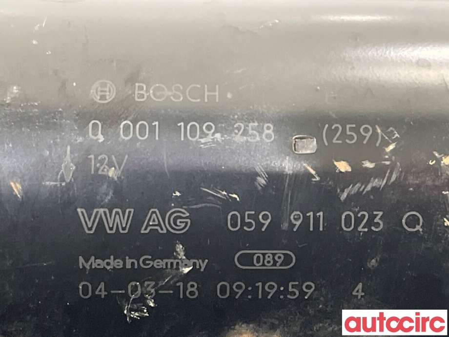 Starter diesel til Audi A6 2005-2008 (Type III, Fase 1) (C6) (C6) (AUDI|059911024G|059911023Q)