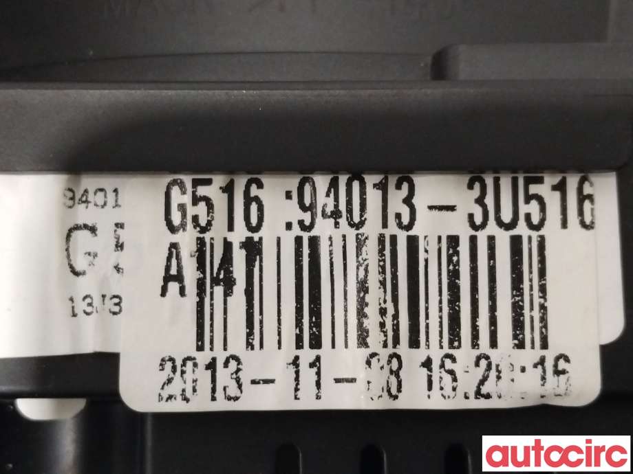 Instrumentpanel til Kia Sportage 2010-2016 (Type III) (KIA|940133U516|94013-3U576)